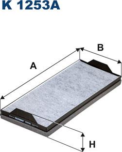 Filtron K1253A - Filtrs, Salona telpas gaiss www.autospares.lv