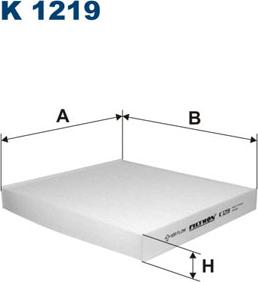 Filtron K1219 - Filtrs, Salona telpas gaiss www.autospares.lv