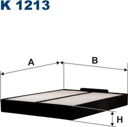 Filtron K1213 - Filter, interior air www.autospares.lv