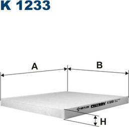 Filtron K1233 - Filtrs, Salona telpas gaiss www.autospares.lv