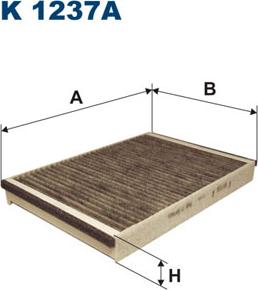 Filtron K1237A - Filtrs, Salona telpas gaiss www.autospares.lv