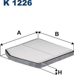 Filtron K1226 - Filtrs, Salona telpas gaiss www.autospares.lv