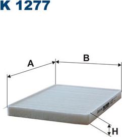 Filtron K1277 - Filter, interior air www.autospares.lv