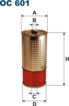 Filtron OC601 - Eļļas filtrs www.autospares.lv