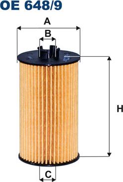 Filtron OE648/9 - Масляный фильтр www.autospares.lv