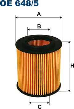 Filtron OE648/5 - Eļļas filtrs autospares.lv