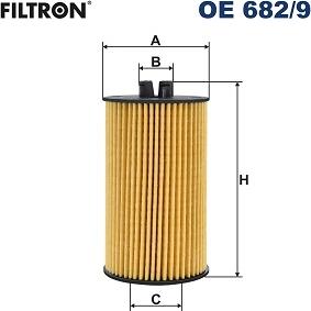 Filtron OE 682/9 - Eļļas filtrs www.autospares.lv