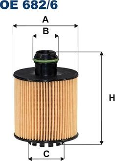 Filtron OE682/6 - Oil Filter www.autospares.lv