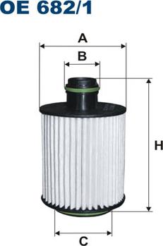 Filtron OE682/1 - Oil Filter www.autospares.lv