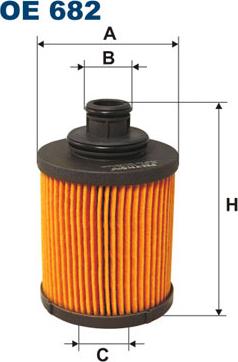 Filtron OE682 - Oil Filter www.autospares.lv