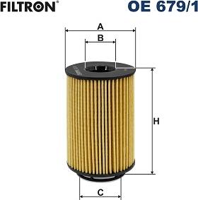 Filtron OE 679/1 - Eļļas filtrs www.autospares.lv