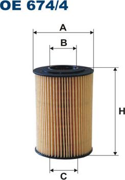 Filtron OE674/4 - Oil Filter www.autospares.lv