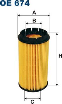 Filtron OE674 - Oil Filter www.autospares.lv