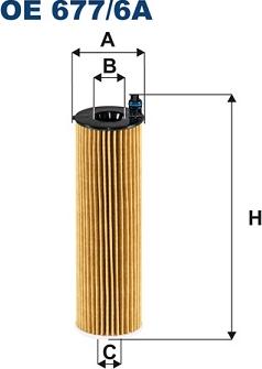 Filtron OE 677/6A - Eļļas filtrs www.autospares.lv