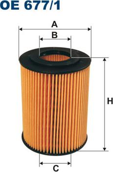 Filtron OE677/1 - Eļļas filtrs www.autospares.lv