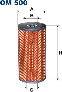 Filtron OM 500 - Eļļas filtrs www.autospares.lv