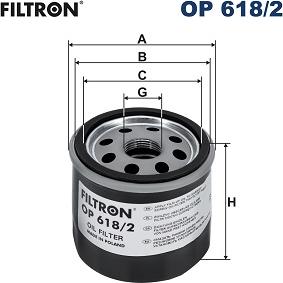 Filtron OP 618/2 - Oil Filter www.autospares.lv