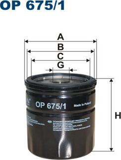 Filtron OP675/1 - Oil Filter www.autospares.lv