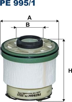 Filtron PE995/1 - Degvielas filtrs autospares.lv