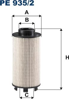 Filtron PE935/2 - Fuel filter www.autospares.lv