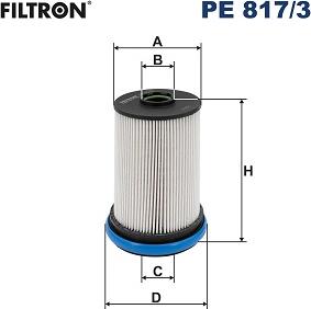 Filtron PE 817/3 - Degvielas filtrs www.autospares.lv