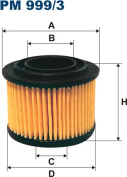 Filtron PM 999/3 - Degvielas filtrs www.autospares.lv