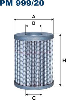 Filtron PM999/20 - Degvielas filtrs www.autospares.lv