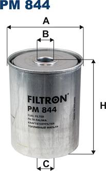 Filtron PM844 - Fuel filter www.autospares.lv