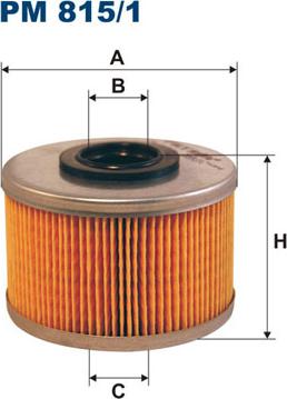 Filtron PM815/1 - Degvielas filtrs autospares.lv