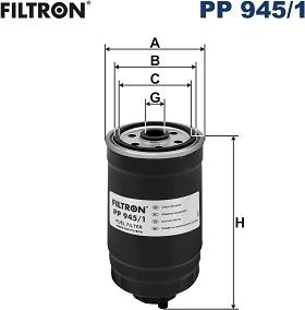 Filtron PP 945/1 - Degvielas filtrs www.autospares.lv