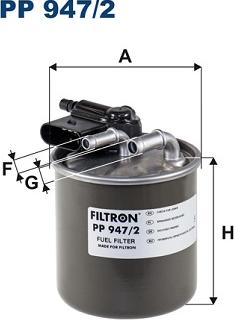 Filtron PP 947/2 - Degvielas filtrs www.autospares.lv