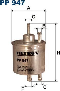 Filtron PP947 - Degvielas filtrs autospares.lv