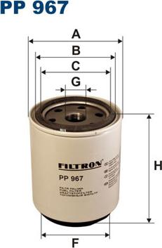 Filtron PP967 - Degvielas filtrs www.autospares.lv