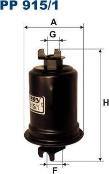 Filtron PP915/1 - Degvielas filtrs autospares.lv