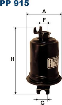 Filtron PP915 - Degvielas filtrs autospares.lv