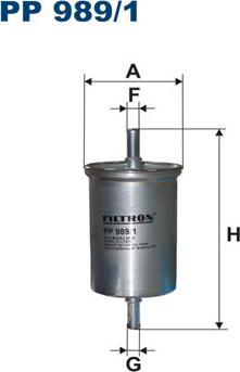 Filtron PP989/1 - Degvielas filtrs www.autospares.lv