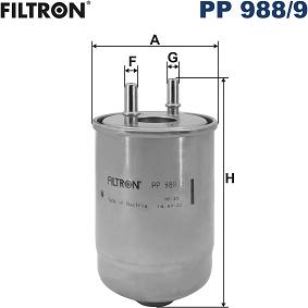 Filtron PP9889 - Degvielas filtrs www.autospares.lv