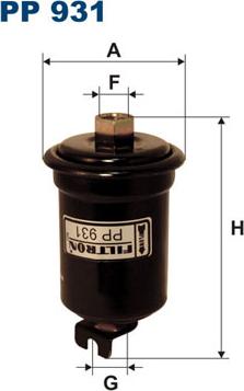 Filtron PP931 - Degvielas filtrs autospares.lv