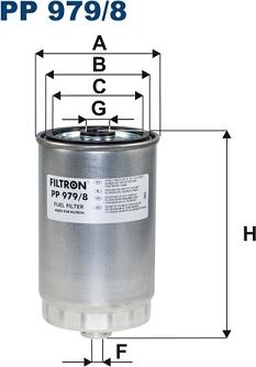 Filtron PP 979/8 - Degvielas filtrs www.autospares.lv