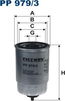 Filtron PP979/3 - Degvielas filtrs www.autospares.lv