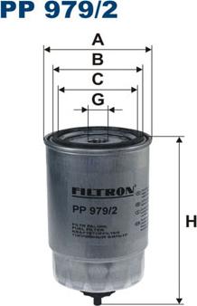 Filtron PP979/2 - Degvielas filtrs www.autospares.lv