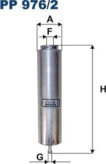 Filtron PP976/2 - Degvielas filtrs autospares.lv