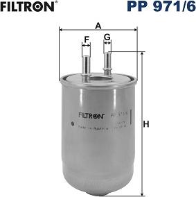 Filtron PP9716 - Degvielas filtrs www.autospares.lv