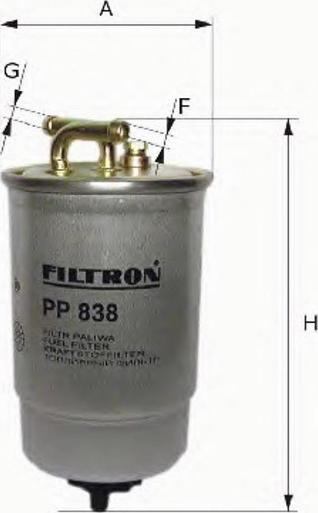 Filtron PP 841/6 - Degvielas filtrs www.autospares.lv