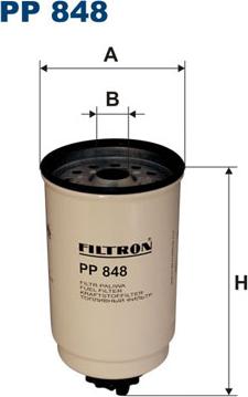 Filtron PP848 - Degvielas filtrs www.autospares.lv