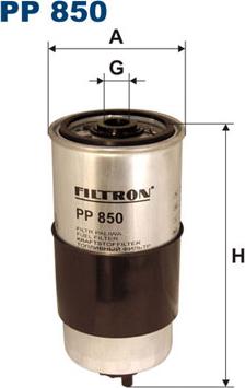 Filtron PP850 - Топливный фильтр www.autospares.lv