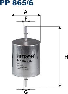 Filtron PP 865/6 - Degvielas filtrs www.autospares.lv