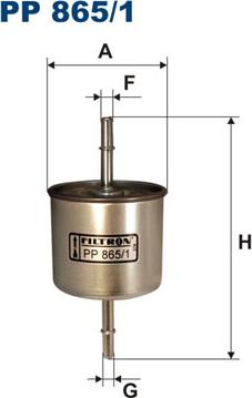 Filtron PP865/1 - Degvielas filtrs autospares.lv