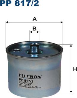 Filtron PP817/2 - Degvielas filtrs www.autospares.lv