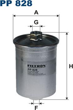 Filtron PP828 - Degvielas filtrs www.autospares.lv